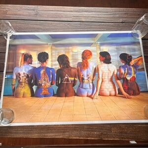 Pink Floyd Back Catalogue Colorful Ladies Sitting 2002 Vintage Original Poster